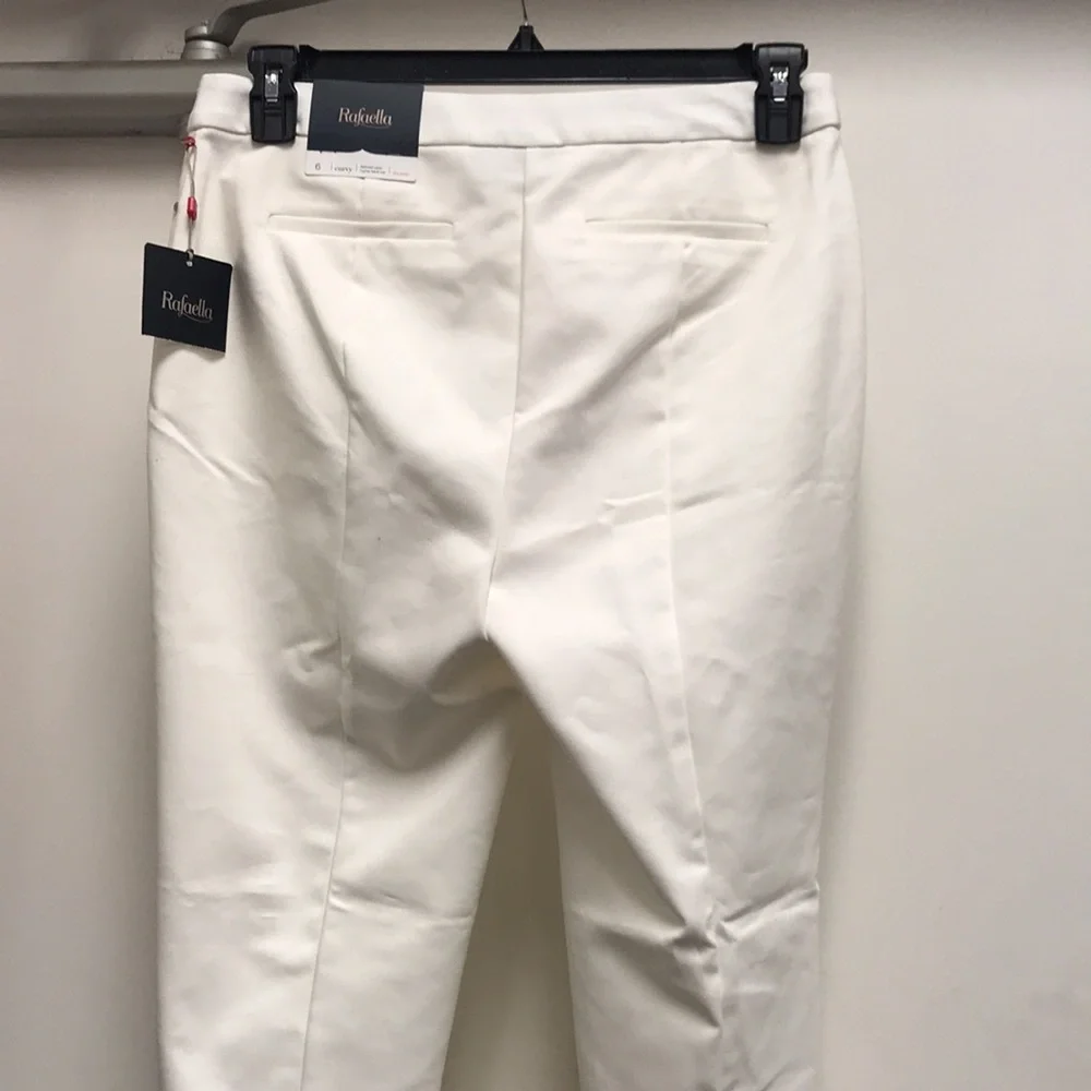 Rafaella Womens Lightweight Satin Twill Ankle pants - Picture 5 of 8